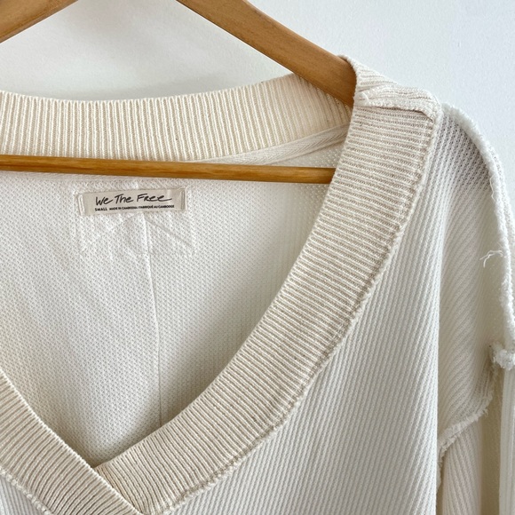 Free people waffle sweater - Picture 2 of 3